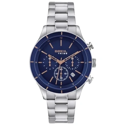 Afbeelding van Breil DUDE Chronograaf, Heren, Maat: One Size, Acciaio blu