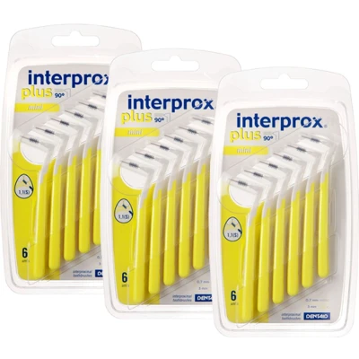 Afbeelding van 3x Interprox Ragers Plus Mini Geel PHD 1.4 6 stuks