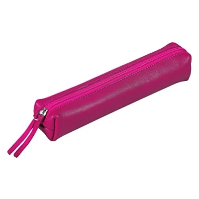 Afbeelding van Clairefontaine 410154C Etui Slim, van lamsleer, 19,5 x 2,5 4 cm, 1 stuk, framboos