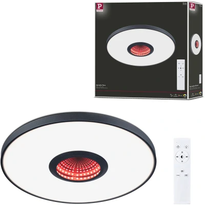 Afbeelding van Paulmann 71038 Spaceglow LED plafondlamp 21 W Zwart (mat)
