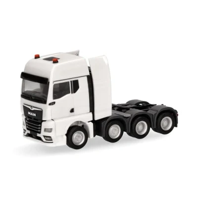 Afbeelding van Herpa 316958 H0 Vrachtwagen MAN TGX GX zwaarbelaste trekmachine 4 assige (luchtgeveerd, 8x4), wit
