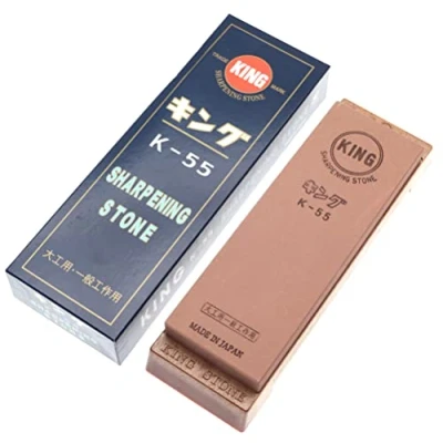 Afbeelding van King Japanse slijpsteen, korrelgrootte #1000, met antislip onderkant, Whetsone, gemaakt in Japan