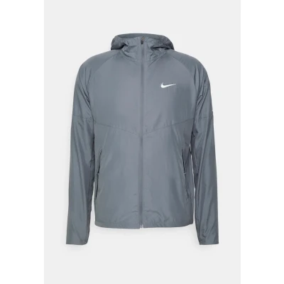 Afbeelding van Nike Performance Miler Runningjack, Heren, Maat: Small, Smoke grey/silver