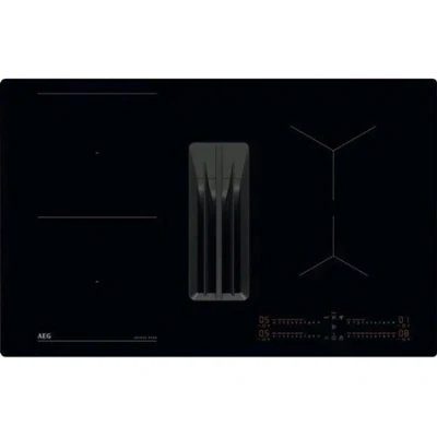 Afbeelding van AEG TH84CB03CB 6000 ComboHob Bridge Inbouw Inductiekookplaat Zwart Inductie kookplaat Nisbreedte 75 cm