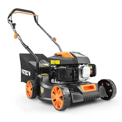 Afbeelding van FUXTEC Grasmaaier benzine 41cm 80cc Duwmaaier Opvangbak 45L FX RM4180