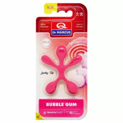 Afbeelding van Dr. Marcus Lucky Top Bubble Gum Luchtverfrisser Neutrafresh Technologie Langdurige Geurverspreiding Autogeurtje