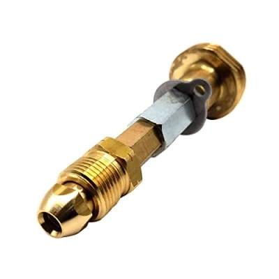Afbeelding van LPG GPL ACME UK Propaan Gas Fles Tank Filler Adapter Swivel met Geen Terugslagklep