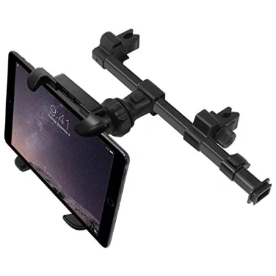 Afbeelding van Macally HRMOUNTPRO B verstelbare autostoelhoofdsteunhouder voor iPad/tablet (zwarte frame)