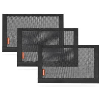 Afbeelding van TrunkExpert Nano Mesh Tas met Klittenband Universele Trunk Bag 30cm x 20cm Organizer Auto Sterke Strips voor Kofferbak Bagagenet Pack van 3