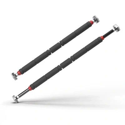 Afbeelding van Verstelbare optrekstang voor deurkozijnen 62 100 cm, max. 150 kg, schuimrubberen handgrepen, hometraining