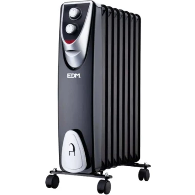 Afbeelding van Verwarming EDM Black Edition Zwart/Gris 1500 W