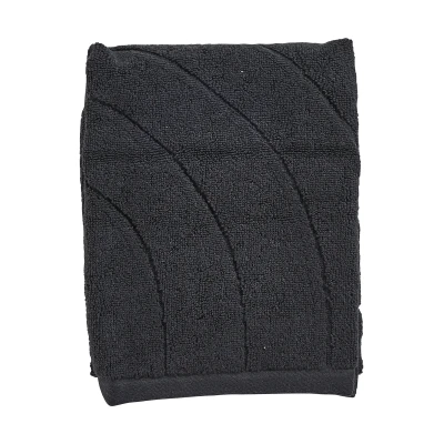 Afbeelding van Zone Denmark Time Handdoek 70 x 50 cm Black