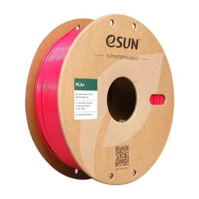 Afbeelding van eSUN PLA+ Filament 1.75mm, 3D Printer PLA Plus, Maatnauwkeurigheid +/ 0.03mm, 1kg Spoel (2.2 LBS) Print voor Printers, Magenta