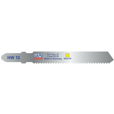Afbeelding van Wilpu HW 12 decoupeerzaagblad zacht hout en isolatiemateriaal (Bosch T119B) 5 stuks