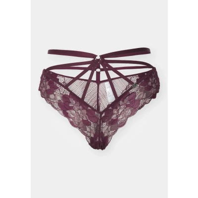 Afbeelding van Lascana Jette BY Brief Slip, Dames, Maat: 36/38, Dark purple