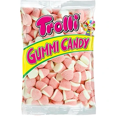Afbeelding van Trolli Schuimaardbeitjes 4 x 1 kilo