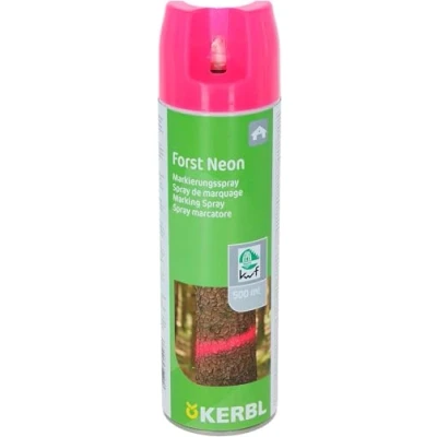 Afbeelding van Kerbl Markeringsspray Forst Neon (bosbouwmarkeringsspray 500 ml/spuitverf in neonroze, op biologische alcoholbasis, voor hout, metaal en beton) 291403