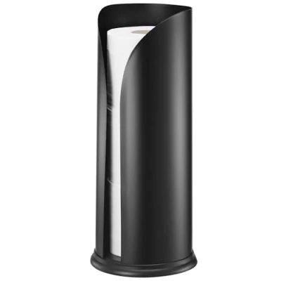 Afbeelding van Navaris toiletrolhouder van roestvrij staal Wc rolhouder staand Reserverolhouder 14,5 x 34,5 cm rol houder voor 3 rollen Zwart