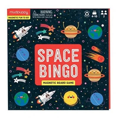 Afbeelding van Magnetic Board Game: Space Bingo