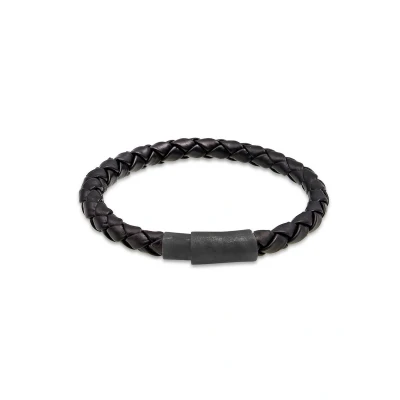 Afbeelding van Kuzzoi Basic Modern Armband, Heren, Maat: 21, Schwarz