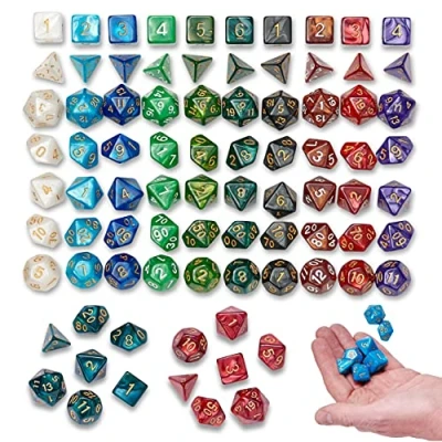 Afbeelding van The Twiddlers Dobbelstenen Dungeons &amp; Dragons Acryl 140 Stuks
