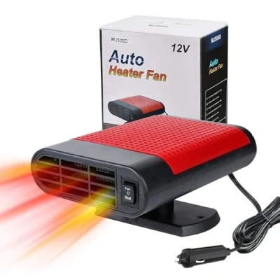 Afbeelding van SUJAHHUJIQ Auto Heater Ontdooier, Draagbare Autoverwarmers Snelle Verwarming Snel Ontdooien Ontdooier Voertuig Warmte Koelventilator Voorruit Keramische Plug in