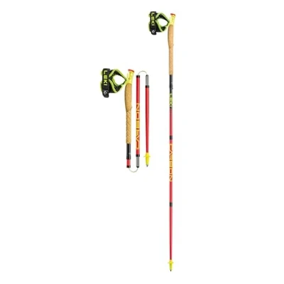 Afbeelding van Leki Ultratrail FX.One Bright red black neonyellow Maat Unisex_120CM