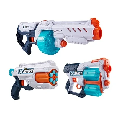 Afbeelding van ZURU XSHOT 36501 X Shot Excel Turbo Fire &amp; Excess Reflex 6 schuimblasters (96 darts), met combinatiepakket