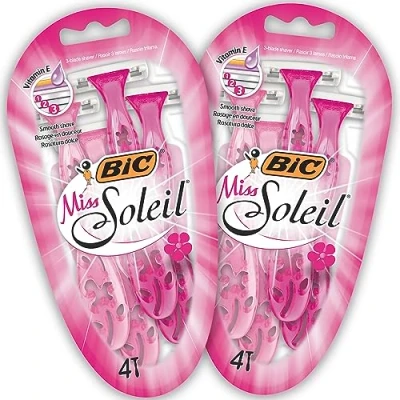Afbeelding van BIC Miss Soleil Vrouwen Wegwerp Razors Bundel van 2 Packs 4