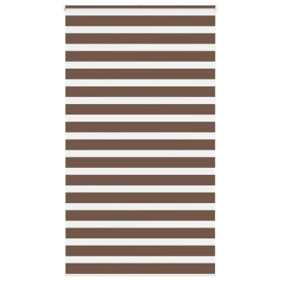 Afbeelding van Zebra rolgordijn 135x200 cm stofbreedte 130,9cm polyester bruin
