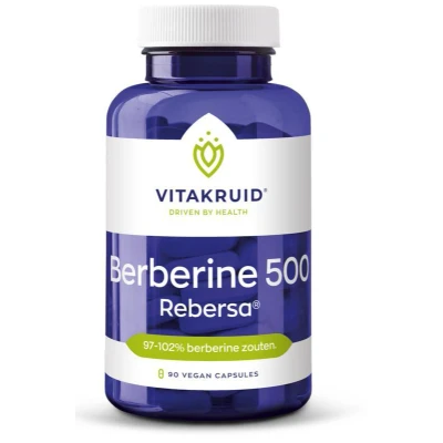 Afbeelding van Vitakruid berberine 500 Rebersa 97 102% zouten 90 90VCP