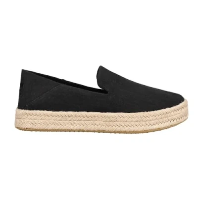 Afbeelding van TOMS Espadrilles, Dames, Maat: 40, Black heavy twill Textiel