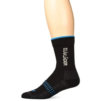Afbeelding van Sokken lights zwart/fluorescerend blauw Blaklader