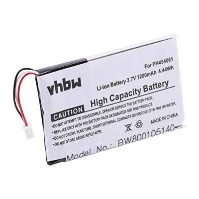 Afbeelding van vhbw Accu 1200 mAh (3,7 V) compatibel met vaste lijn, draadloze telefoon Philips S10A, S10A/38, S10H vervanging voor PH454061.