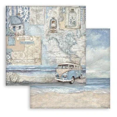 Afbeelding van Stamperia Silent Sea 12x12 Inch Paper Sheet Van (10pcs) (SBB1065)