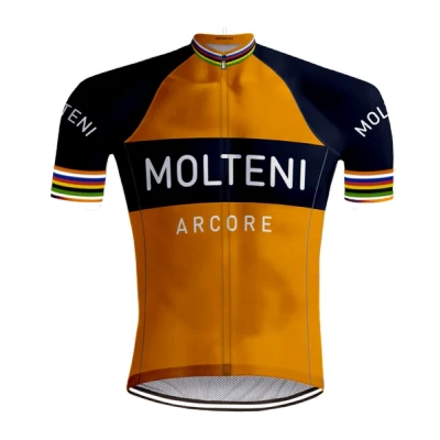 Afbeelding van Retro Wielershirt Molteni Oranje REDTED