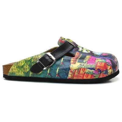 Afbeelding van Goby Urban Pop Dames Clogs Vegan Handmade Maat 40