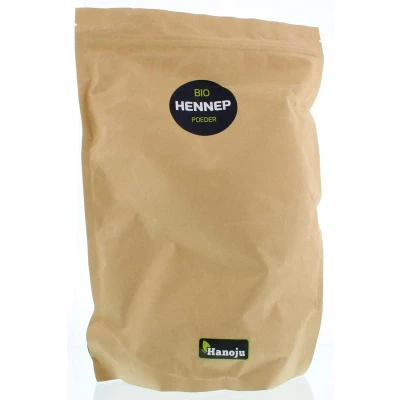 Afbeelding van Hanoju Bio Hennep Poeder Paper Bag, 1000 gram