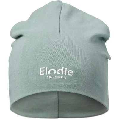 Afbeelding van Elodie Logo Beanies Beanie Muts Baby kind Pebble Green 0/6 maanden