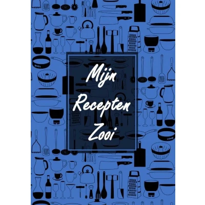 Afbeelding van Boek Cadeau Man / Vrouw Collega Blanco Recepten Invulboek &quot;Mijn Zooi&quot;