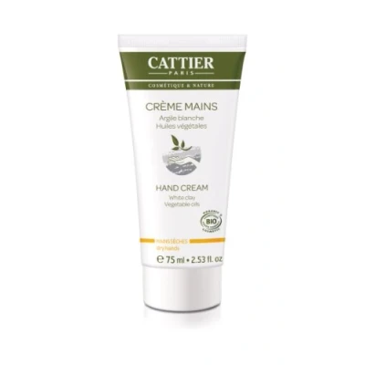 Afbeelding van Cattier Handcreme witte klei 75 ml