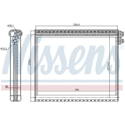 Afbeelding van Nissens Airco verdamper 92341