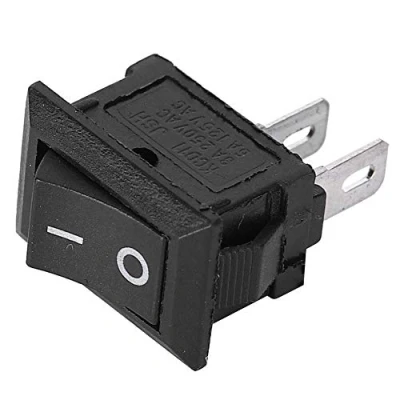 Afbeelding van 20 stks/set 2 Pin Rocker Schakelaars Boot Schakelt Aan/Uit Positie KCD11 Huishoudelijke Apparaten Accessoires Zwart