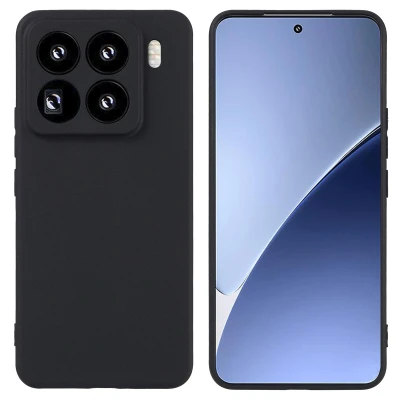Afbeelding van Xiaomi 15 Pro Hoesje Siliconen en TPU (zacht) imoshion Backcover/Softcase Zwart Telefoonhoesje