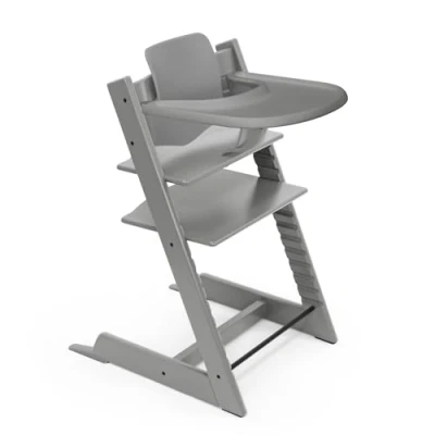 Afbeelding van Stokke Tripp Trapp Stoel Bundel met BabySet² en Tray Storm Grey
