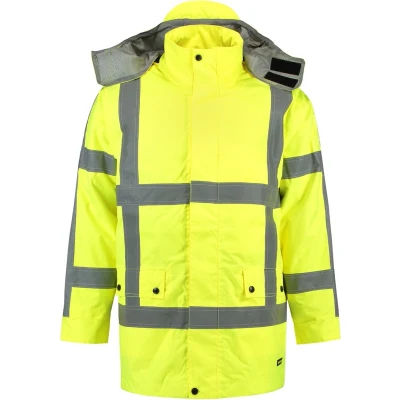 Afbeelding van Tricorp Hi Vis Parka Jas RWS 403005 Geel Maat S