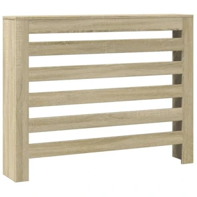 Afbeelding van Radiatorombouw 104x20x82 cm bewerkt hout sonoma eikenkleurig