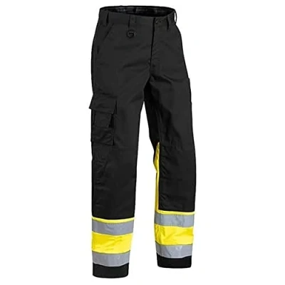 Afbeelding van Blaklader Werkbroek High Vis 1564 1811 Zwart/High Geel D128
