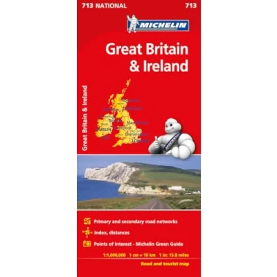 Afbeelding van Michelin Map Great Britain &amp; Ireland National 713