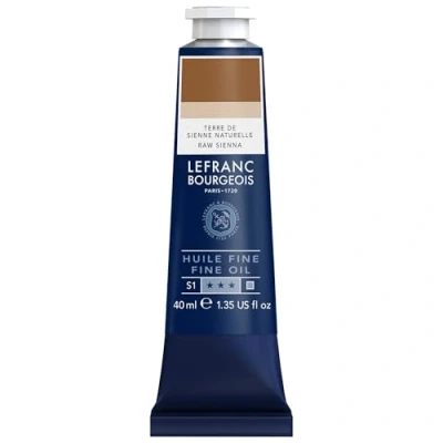 Afbeelding van Lefranc Bourgeois 301791 Fijne olieverf van uitstekende kwaliteit, lichtecht met een gelijkmatige consistentie, tube 40 ml, ideaal voor spieraammen, canvas, schilderbord De natuur Siena